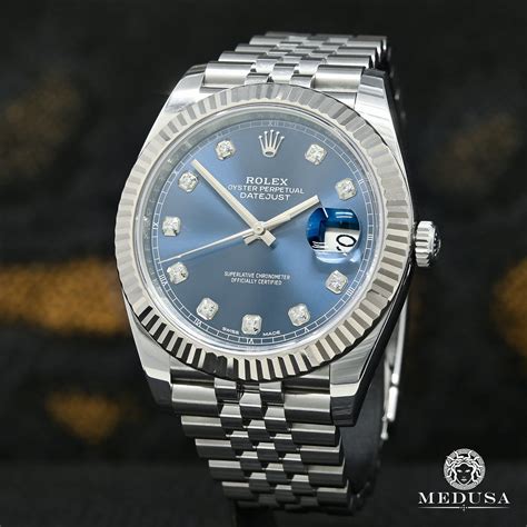 datejust 41 azul